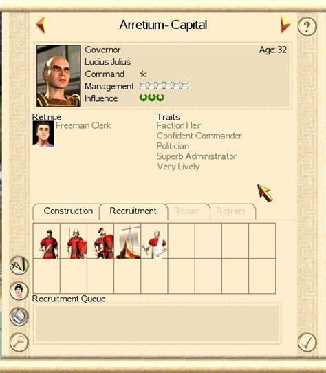 rome total war general traits